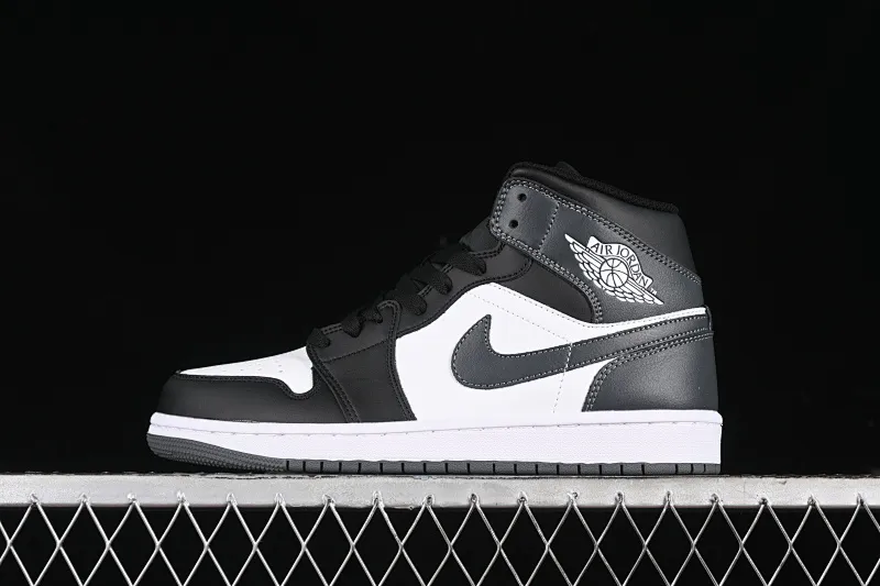 All categories Air Jordan Jordan series basketball shoes Air Jordan 1 Mid Air Jordan 1 Mid AJ1 Joe 1 white black gray Chinese culture and leisure sneakers DQ8426-001